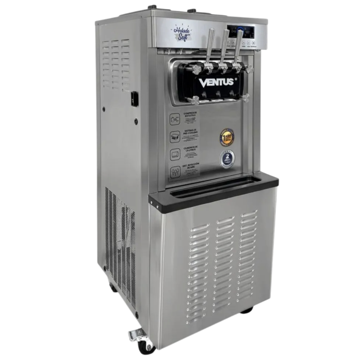 Maquina de Helado Soft Pedestal 25 Lts/H VSP-25 FLEX - Ventus