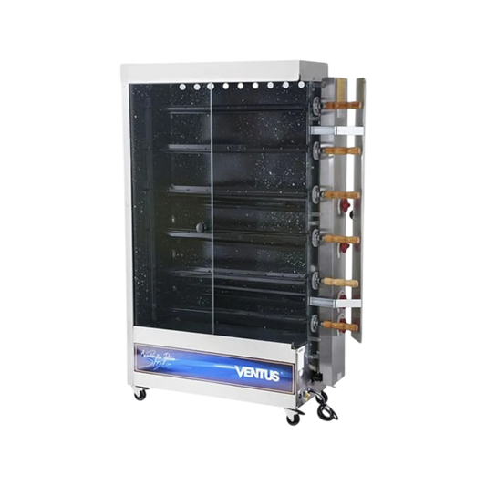 Asador De Pollo 6 Esp. Quem.Tubular Mod/Pr-634N Pr-634N - Ventus