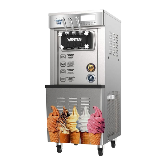 Maquina de Helado Soft Pedestal 25 Lts/H VSP-25 FLEX - Ventus