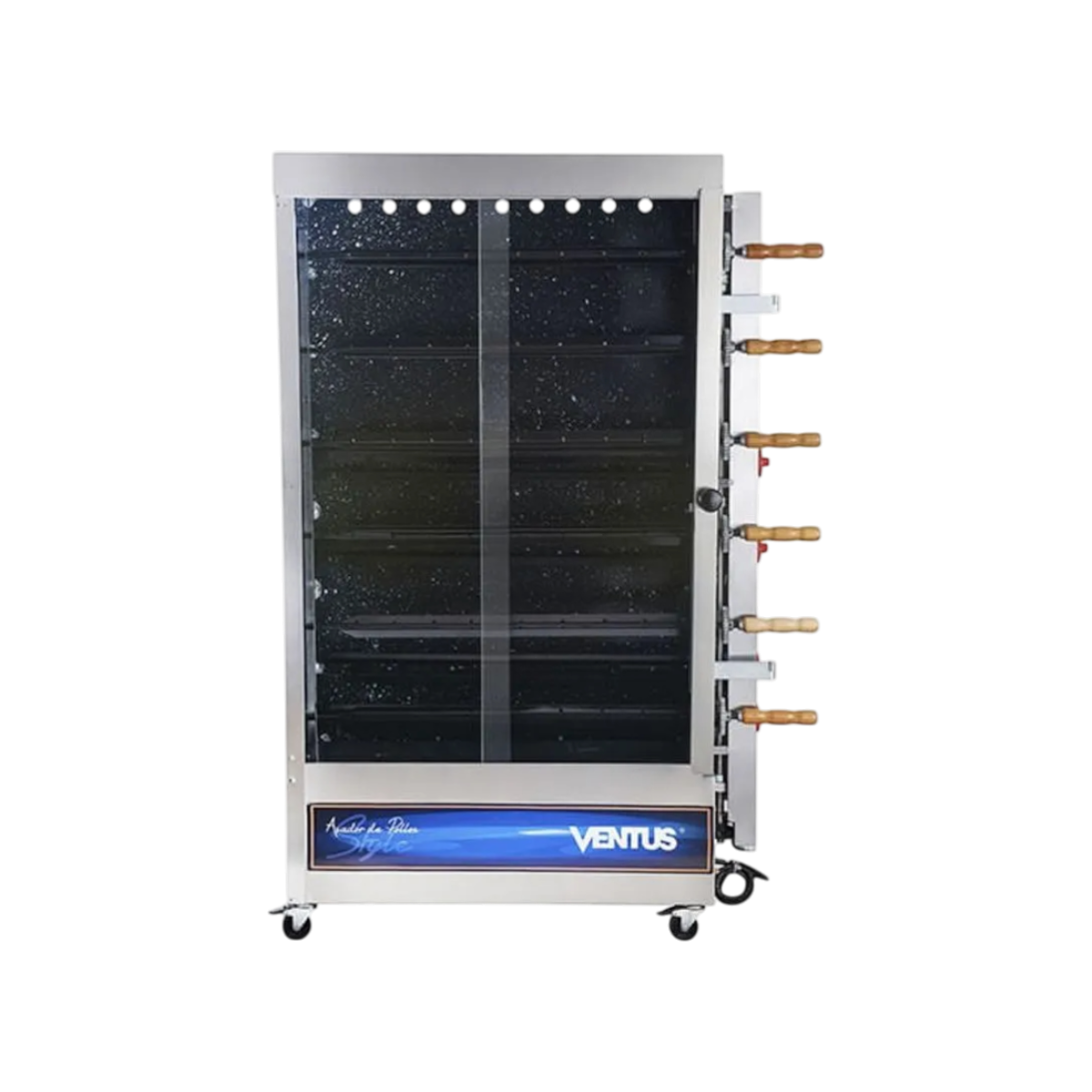 Asador De Pollo 6 Esp. Quem.Tubular Mod/Pr-634N Pr-634N - Ventus