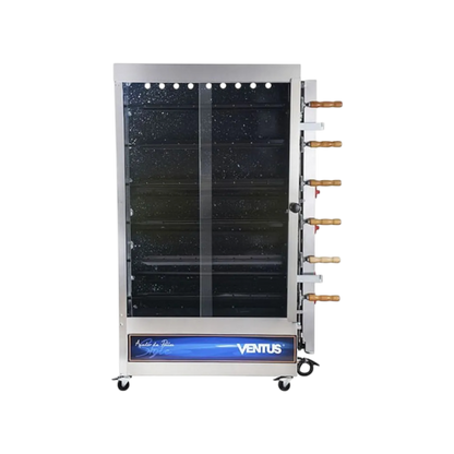Asador De Pollo 6 Esp. Quem.Tubular Mod/Pr-634N Pr-634N - Ventus