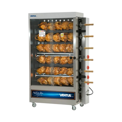 Asador De Pollo 6 Esp. Quem.Tubular Mod/Pr-634N Pr-634N - Ventus
